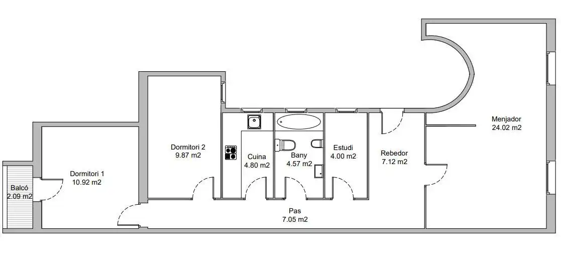 Piso con ascensor en venta en calle de Sant Antoni Maria Claret, imagen 33