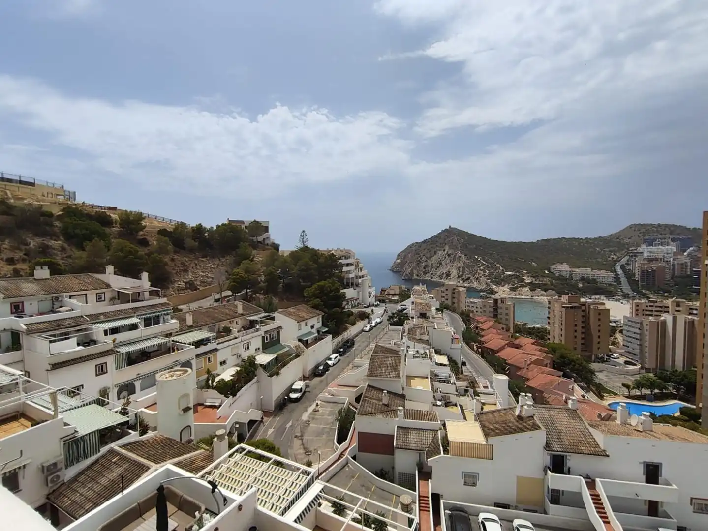 Vista exterior de Apartamento en venta en Benidorm con Aire acondicionado, Terraza y Balcón