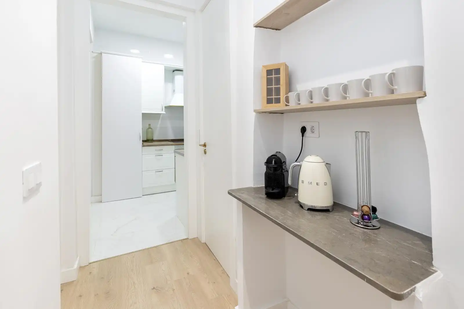 Kitchen of Apartments for rent in Granada  with Air Conditioner, Heating and Parquet flooring