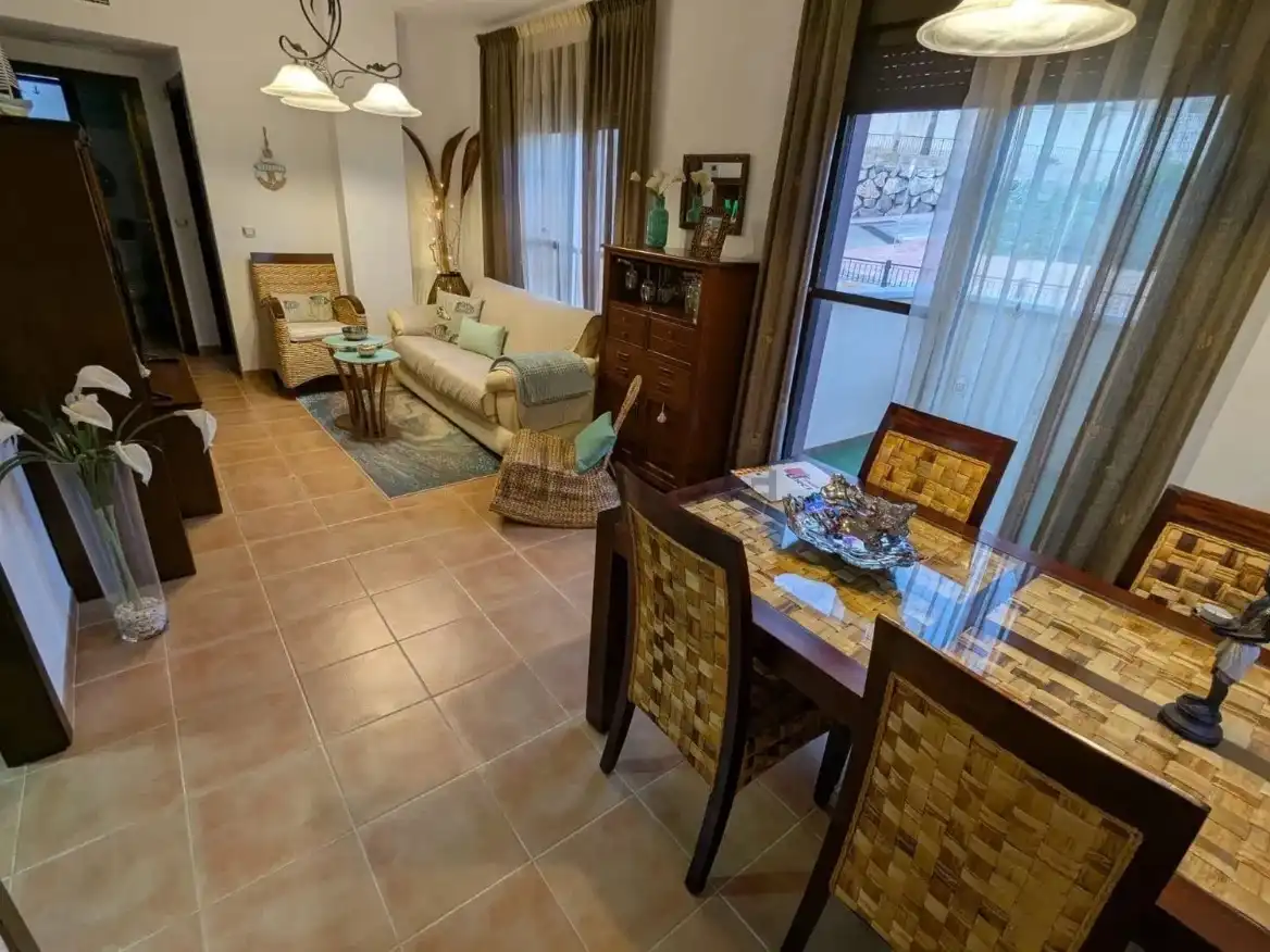 Sala de estar de Piso en venta en Águilas con Aire acondicionado, Terraza y Balcón