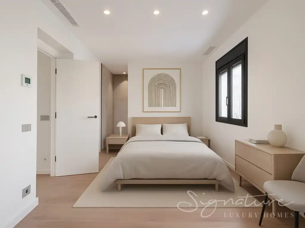 Bedroom of Houses for sale in Sant Cugat del Vallès  with Air Conditioner, Private garden and Swimming Pool