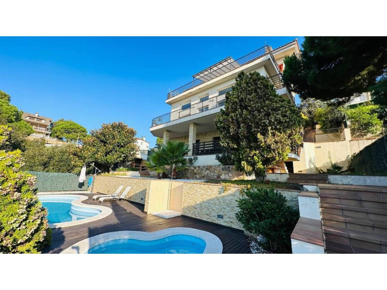 Jardí de Casa o xalet en venda en Lloret de Mar amb Aire condicionat, Calefacció i Jardí privat