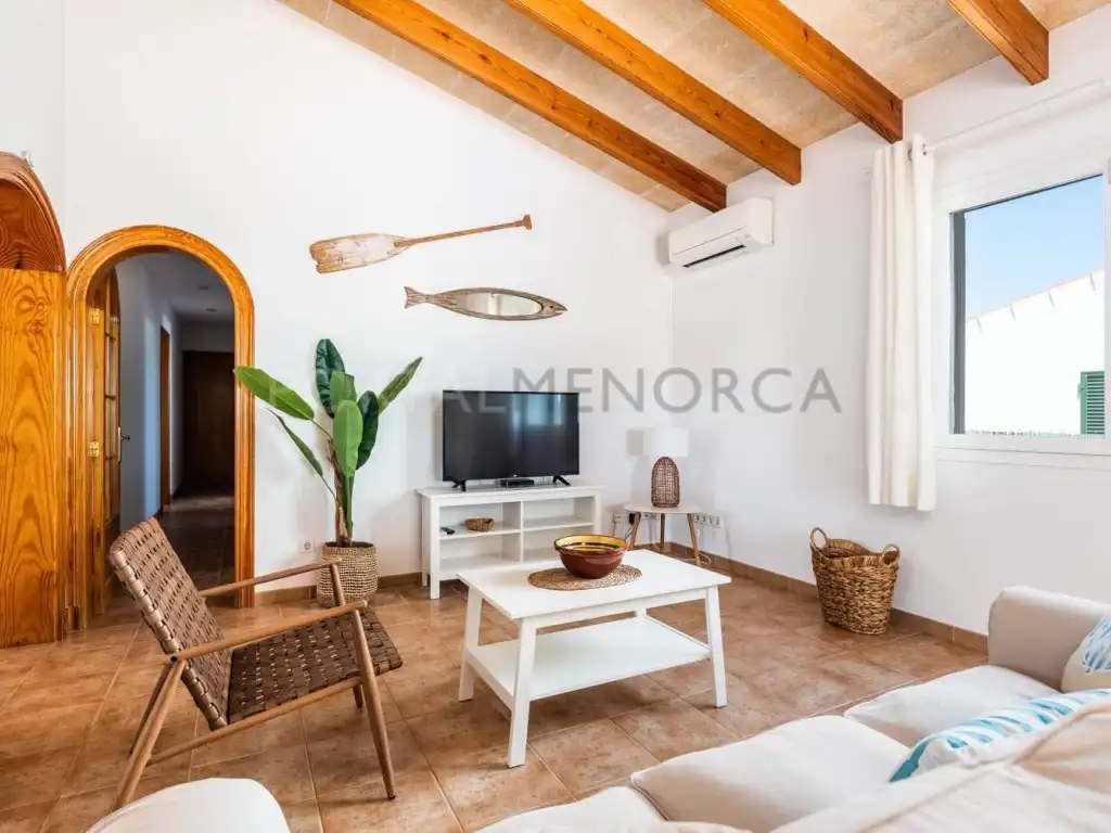 Sala de estar de Casa o chalet en venta en Ciutadella de Menorca con Piscina