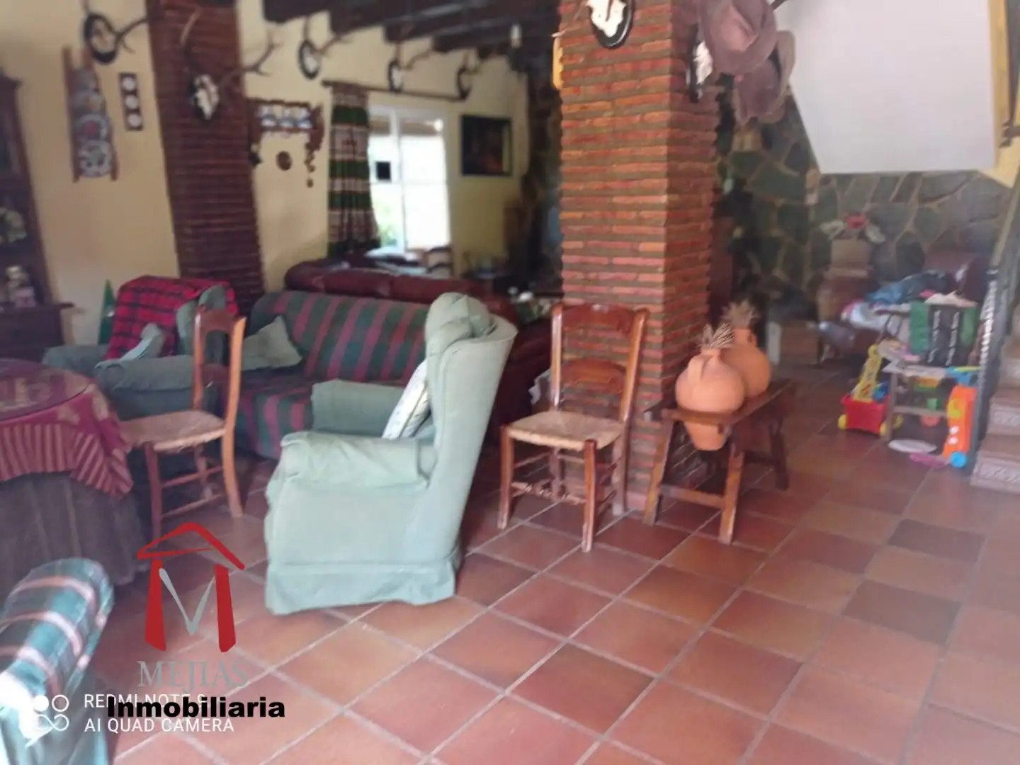 Sala de estar de Finca rústica en venta en Antequera con Terraza, Trastero y Piscina