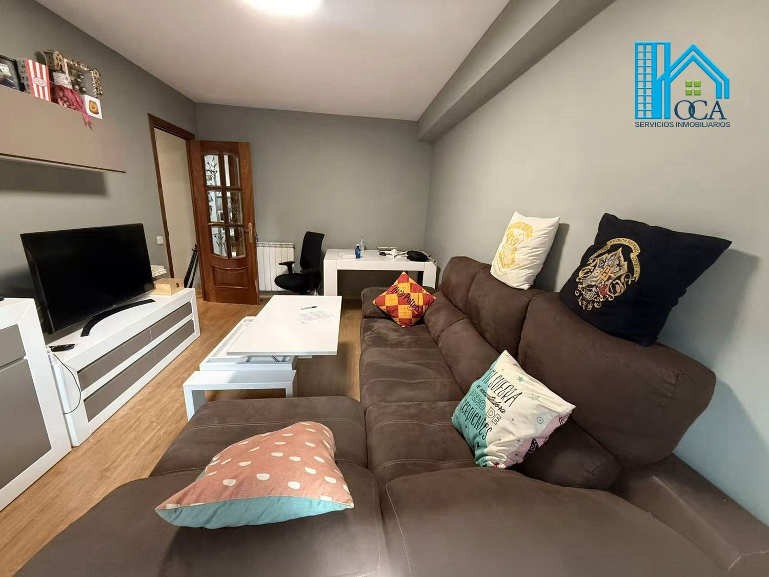 Sala de estar de Piso en venta en  Madrid Capital con Aire acondicionado