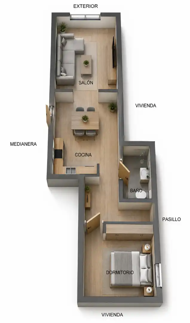 Cocina de Piso en venta en Madrid con Calefacción