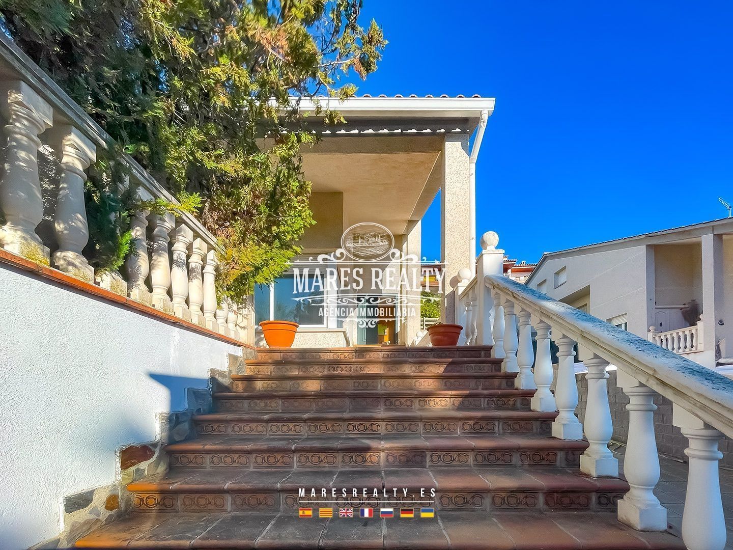 Exterior view of House or chalet for sale in Òrrius  with Air Conditioner, Heating and Private garden