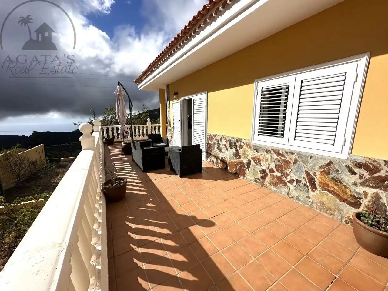 Terrassa de Finca rústica en venda en Santiago del Teide amb Jardí privat i Terrassa