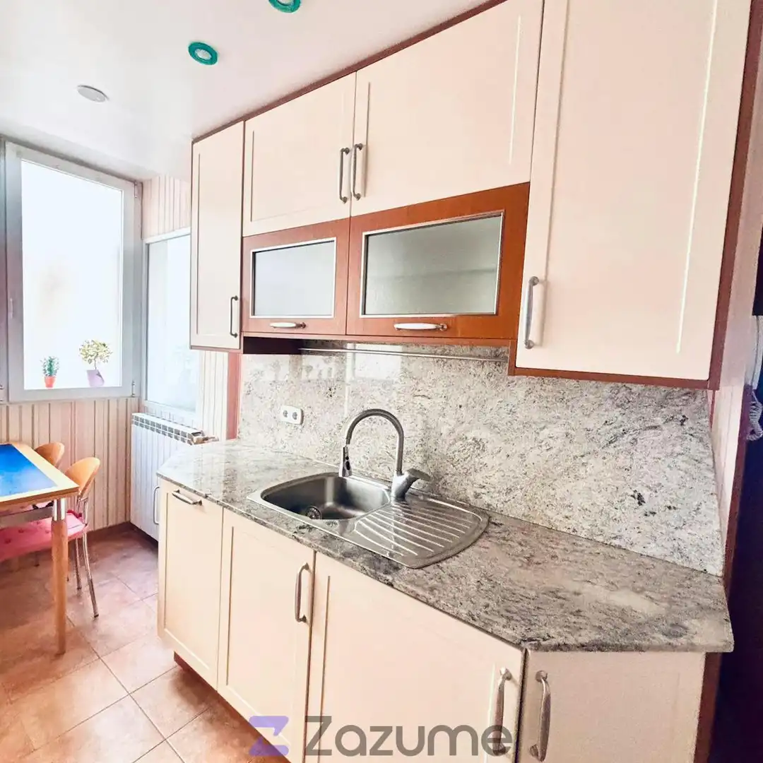 Cocina de Apartamento de alquiler en Zaragoza con Aire acondicionado, Calefacción y Parquet
