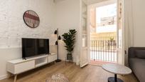 Living room of Flat for sale in  Barcelona Capital  with Air Conditioner, Heating and Terrace