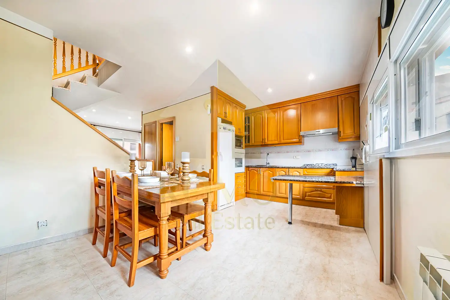 Cocina de Casa adosada en venta en Caldes de Montbui con Calefacción y Balcón