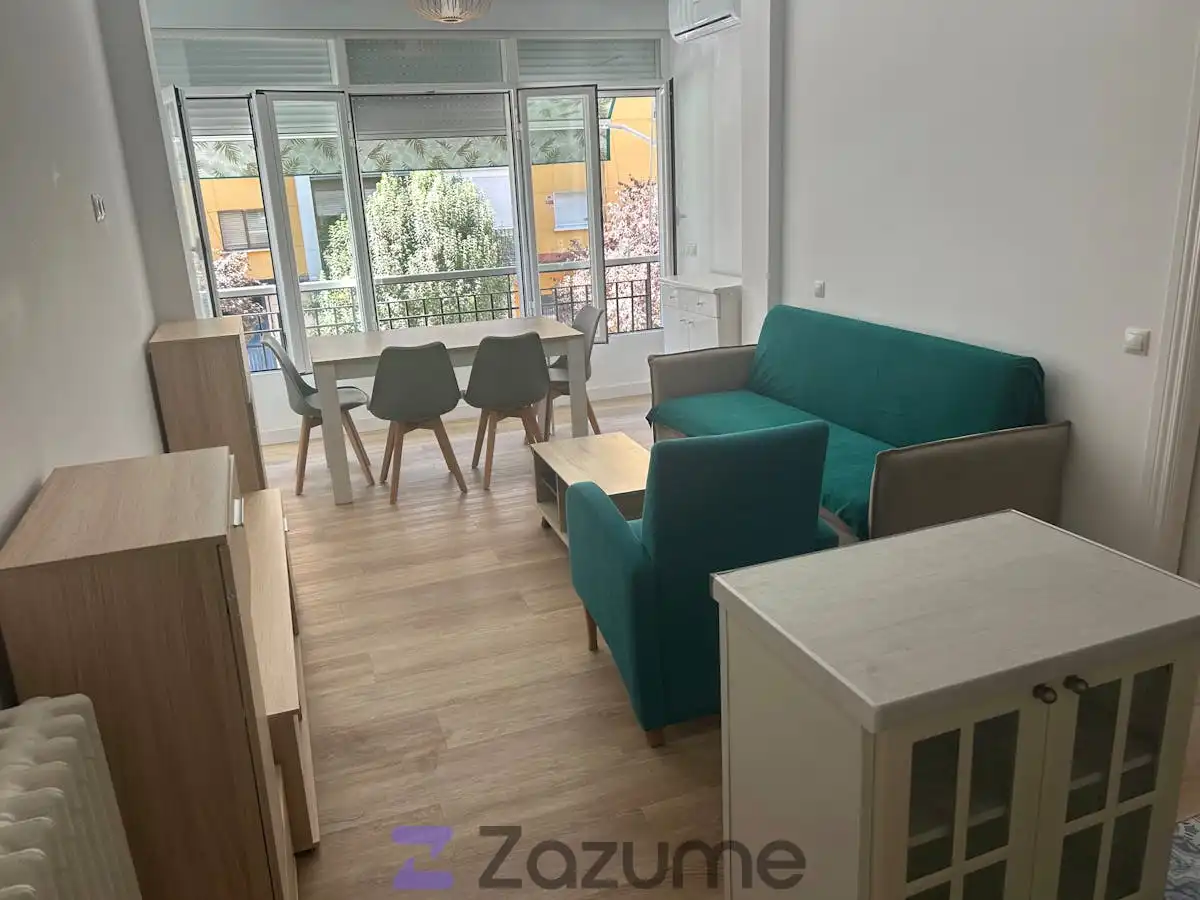 Sala de estar de Piso de alquiler en Madrid con Aire acondicionado, Calefacción y Horno