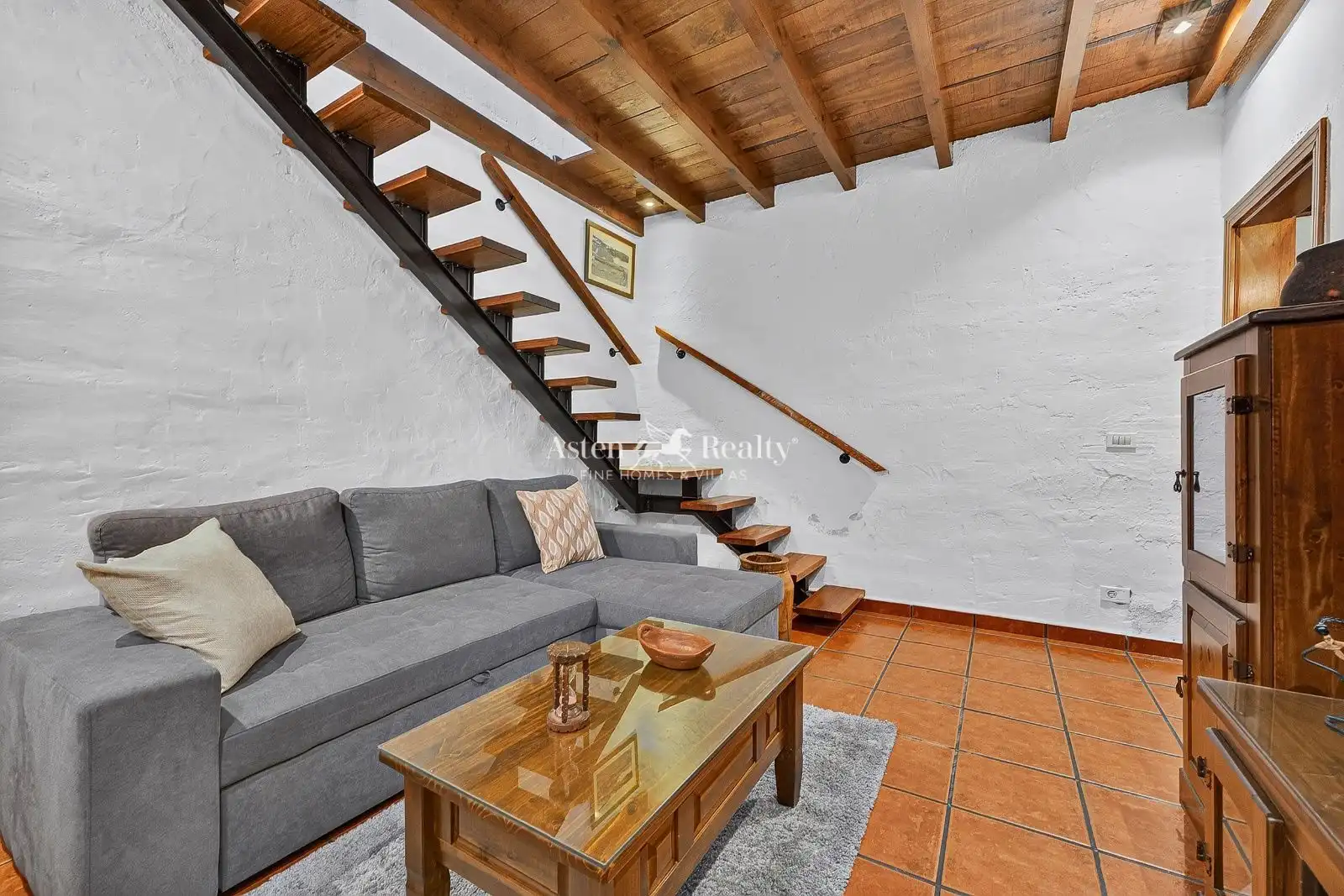 Living room of Houses for sale in Guía de Isora  with Air Conditioner, Private garden and Terrace