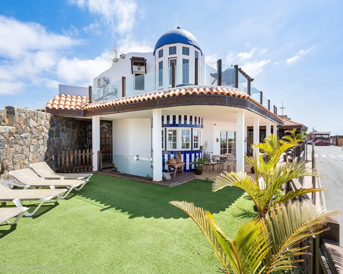 Terraza de Casa o chalet en venta en San Bartolomé de Tirajana con Aire acondicionado, Jardín privado y Terraza