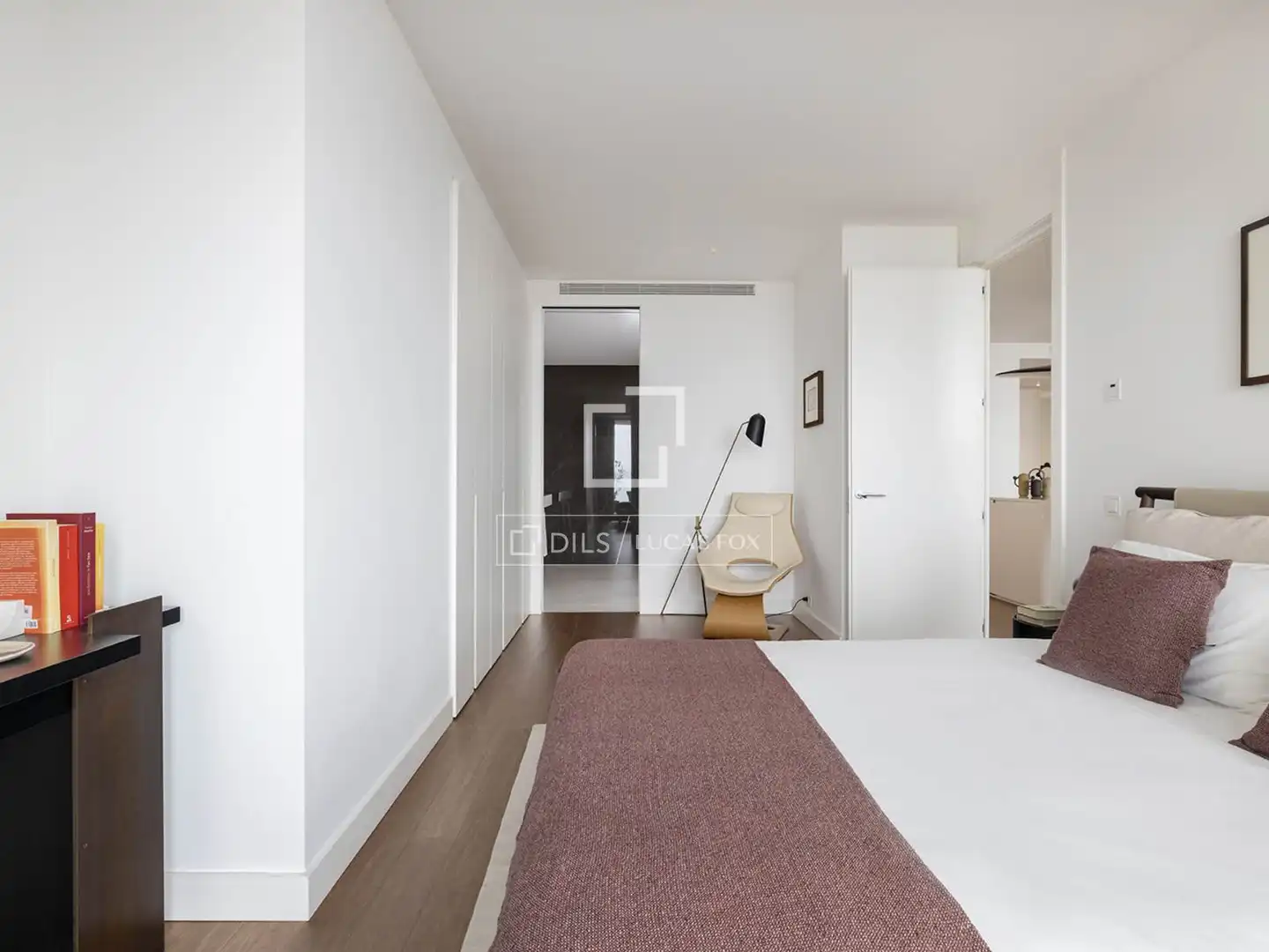 Schlafzimmer von Wohnung zum Verkauf in Barcelona mit Klimaanlage, Heizung und Parkett
