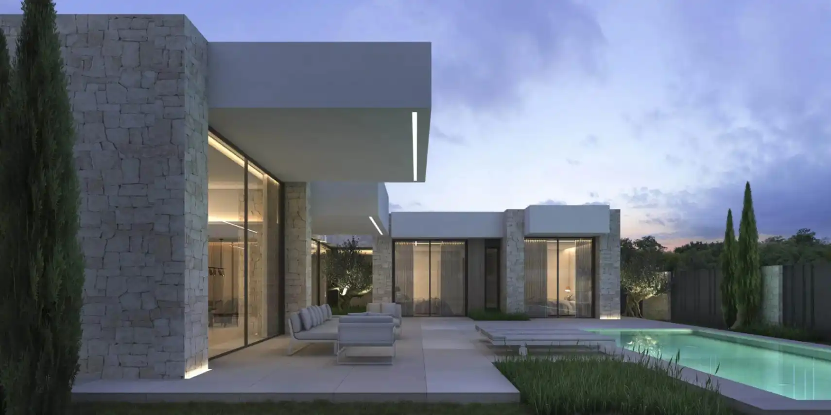 Exterior view of Houses for sale in Dénia  with Air Conditioner, Terrace and Swimming Pool