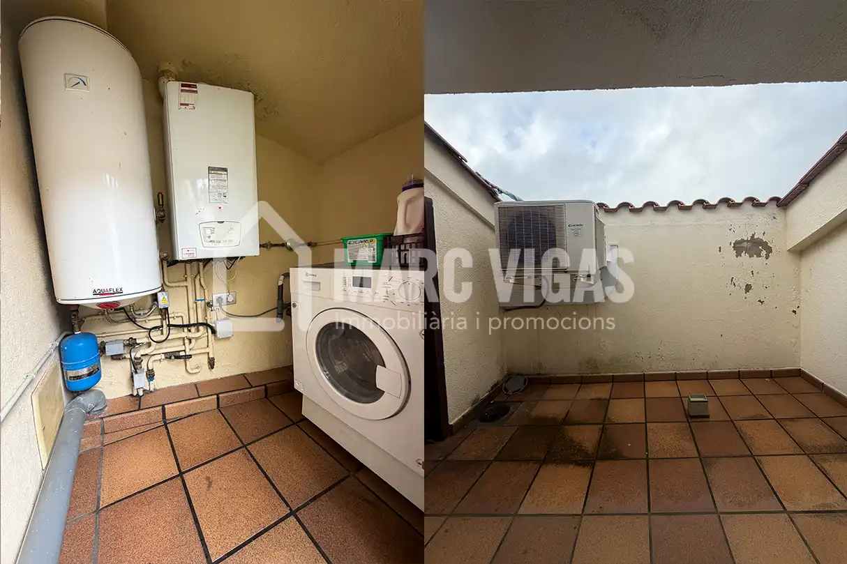 Jardín de Casa adosada de alquiler en Viladrau con Aire acondicionado, Terraza y Amueblado