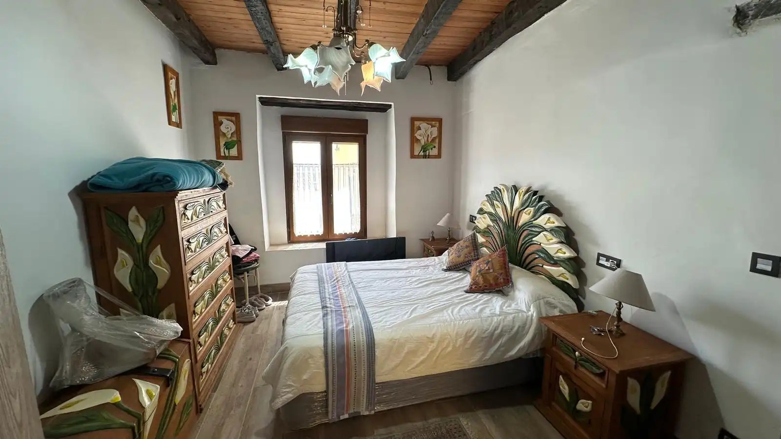 Dormitori de Casa o xalet en venda en Castrojeriz amb Calefacció, Parquet i Terrassa