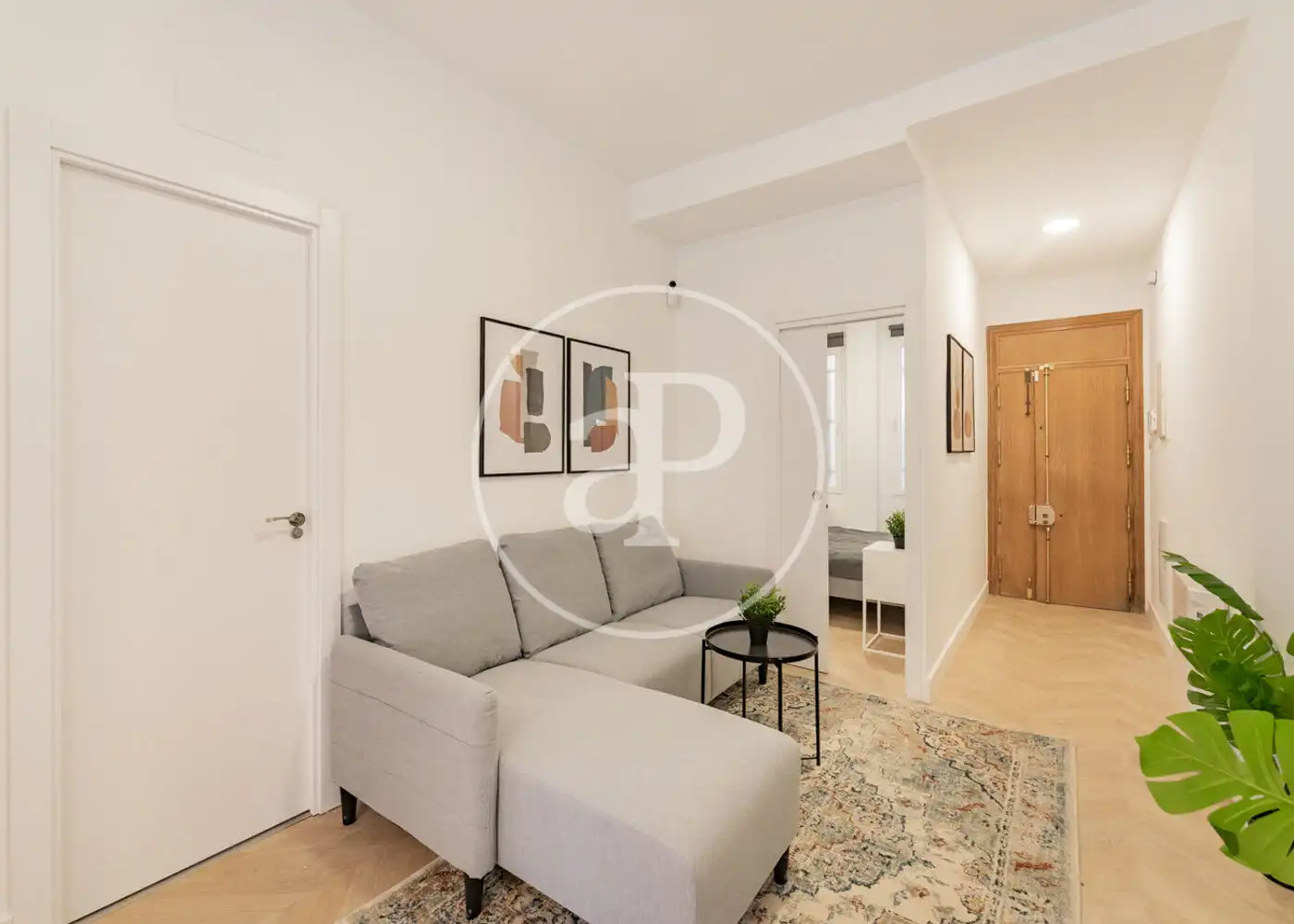 Sala de estar de Piso en venta en Barrio de Salamanca