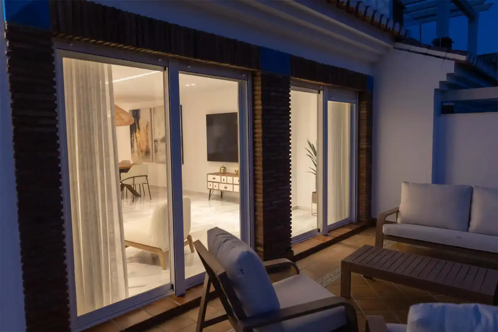 Terraza de Casa o chalet en venta en Almuñécar con Jardín privado, Piscina y Balcón