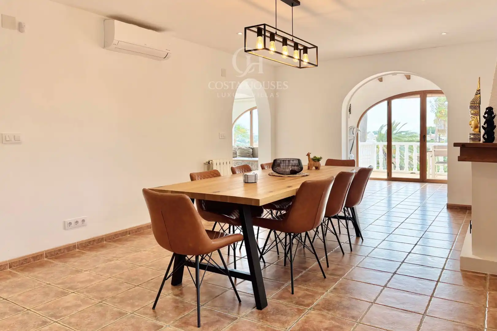 Comedor de Casa o chalet en venta en Benissa con Aire acondicionado, Calefacción y Jardín privado