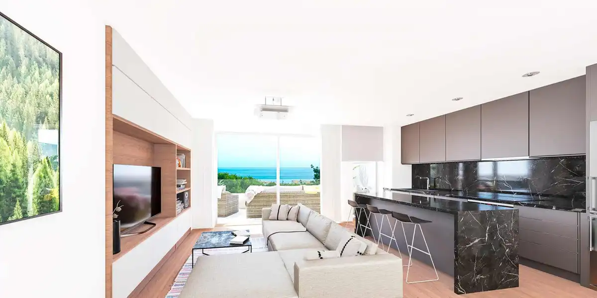 Sala d'estar de Casa o xalet en venda en Torremolinos amb Terrassa i Piscina comunitària