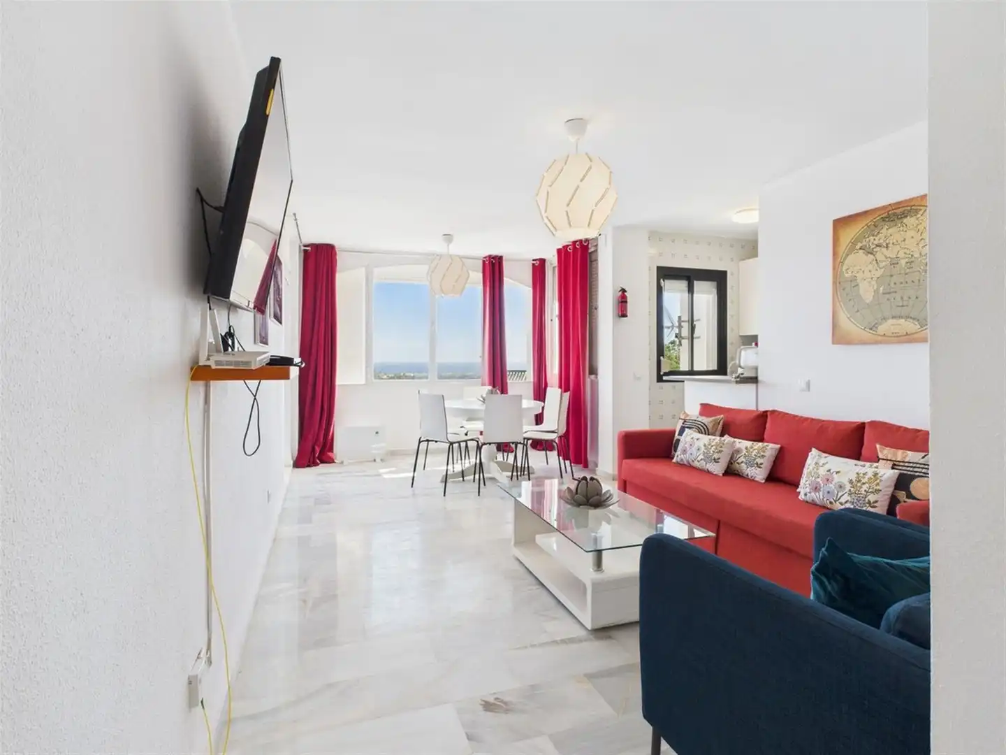Sala d'estar de Apartament en venda en Estepona amb Terrassa