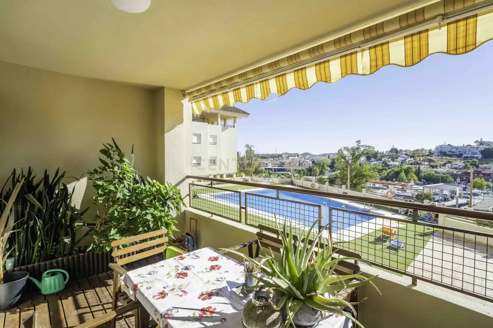 Terrace of Flat for sale in Fuengirola  with Air Conditioner, Storage room and Swimming Pool