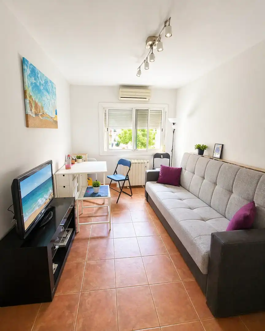 Sala d'estar de Pis en venda en Badalona