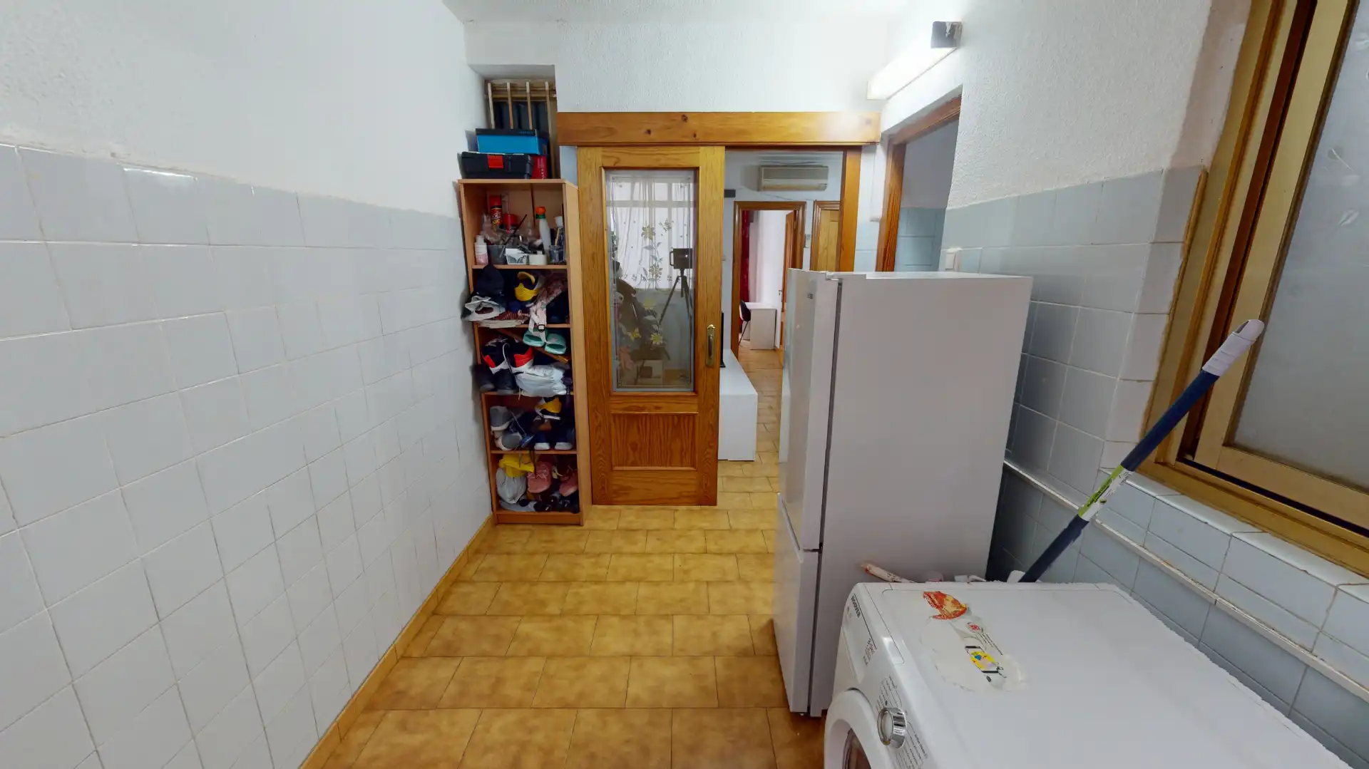 Kitchen of Flat for sale in Elche / Elx  with Air Conditioner, Furnished and Oven
