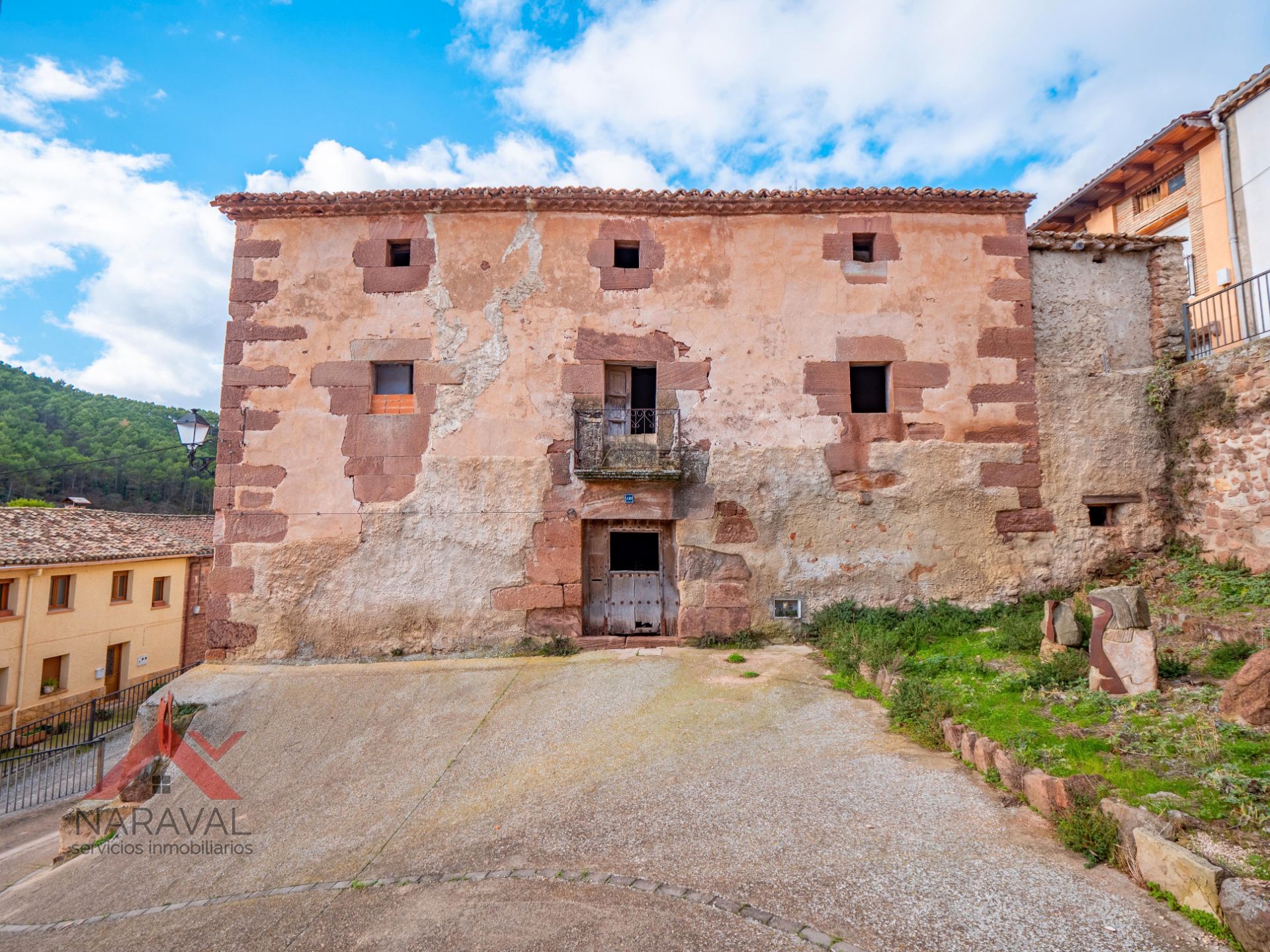 Vista exterior de Finca rústica en venta en Mues con Balcón