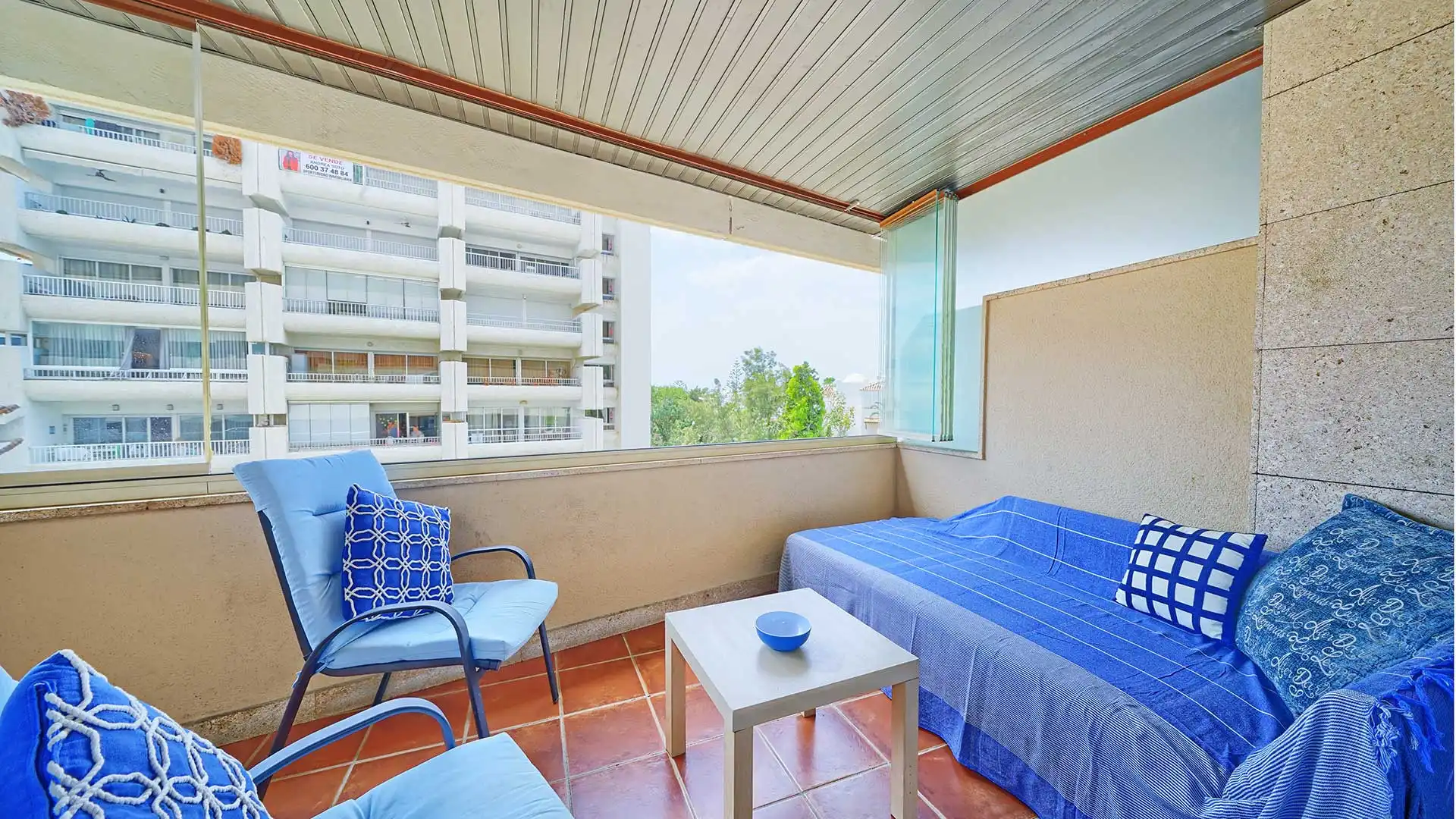 Terrassa de Apartament en venda en Marbella amb Aire condicionat, Terrassa i Piscina