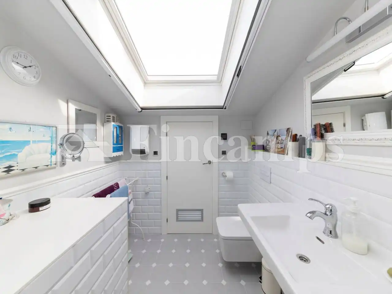 Bathroom of Flat for sale in Sant Quirze del Vallès  with Air Conditioner, Heating and Parquet flooring