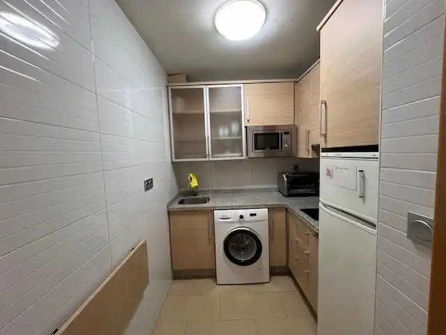 Cocina de Apartamento de alquiler en Murcia con Aire acondicionado, Calefacción y Amueblado