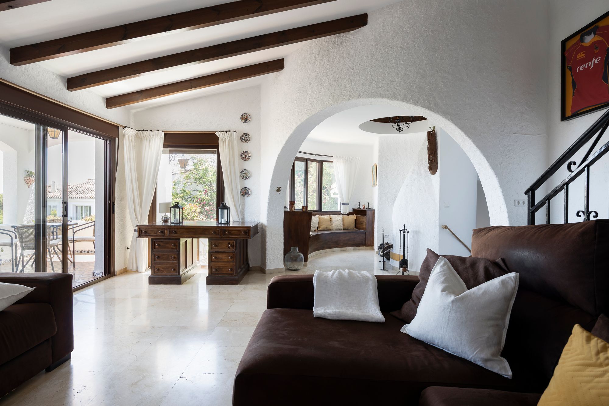 Sala d'estar de Casa o xalet en venda en Benalmádena