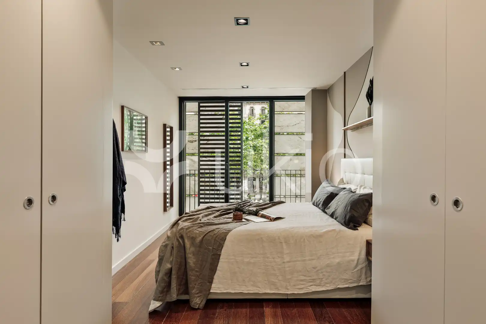 Habitación de Apartamento de alquiler en Barcelona con Aire acondicionado, Calefacción y Amueblado
