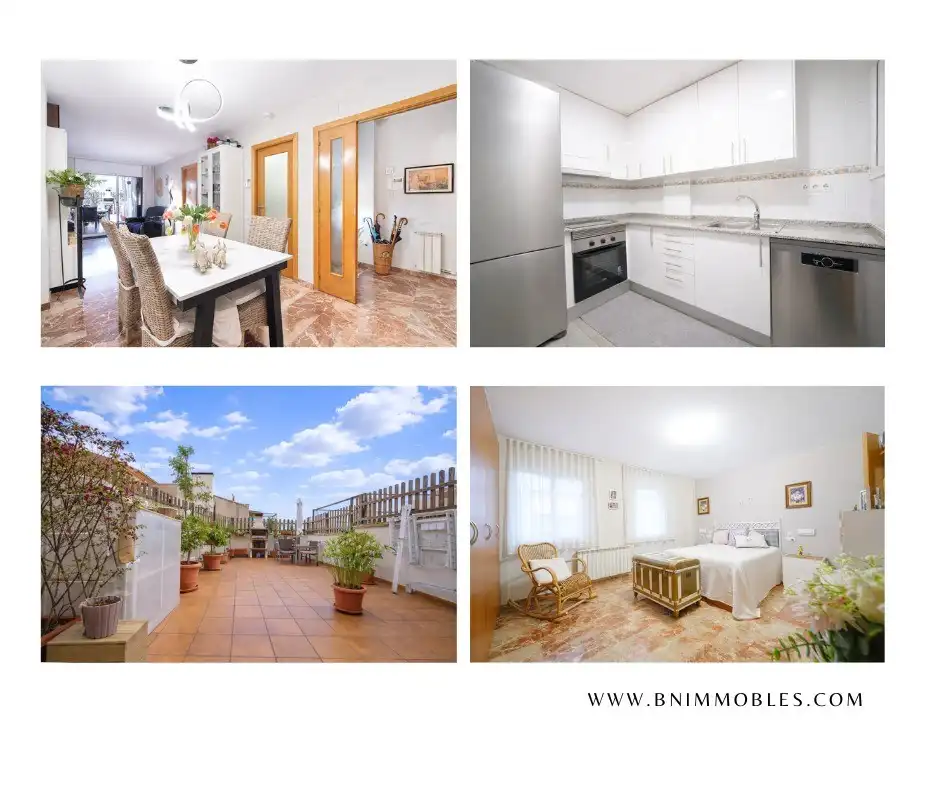 Exterior view of Flat for sale in Terrassa  with Air Conditioner, Heating and Terrace