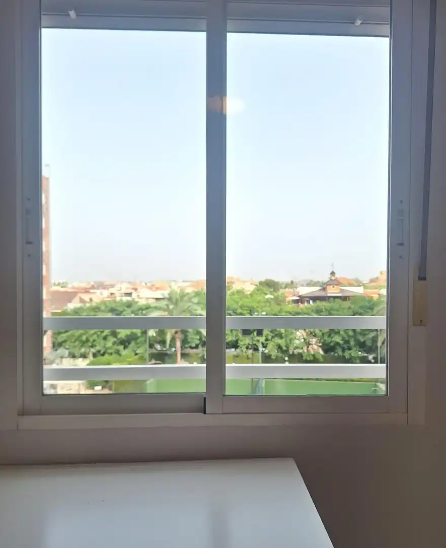 Terrassa de Pis de lloguer en Murcia amb Aire condicionat, Moblat i Balcó
