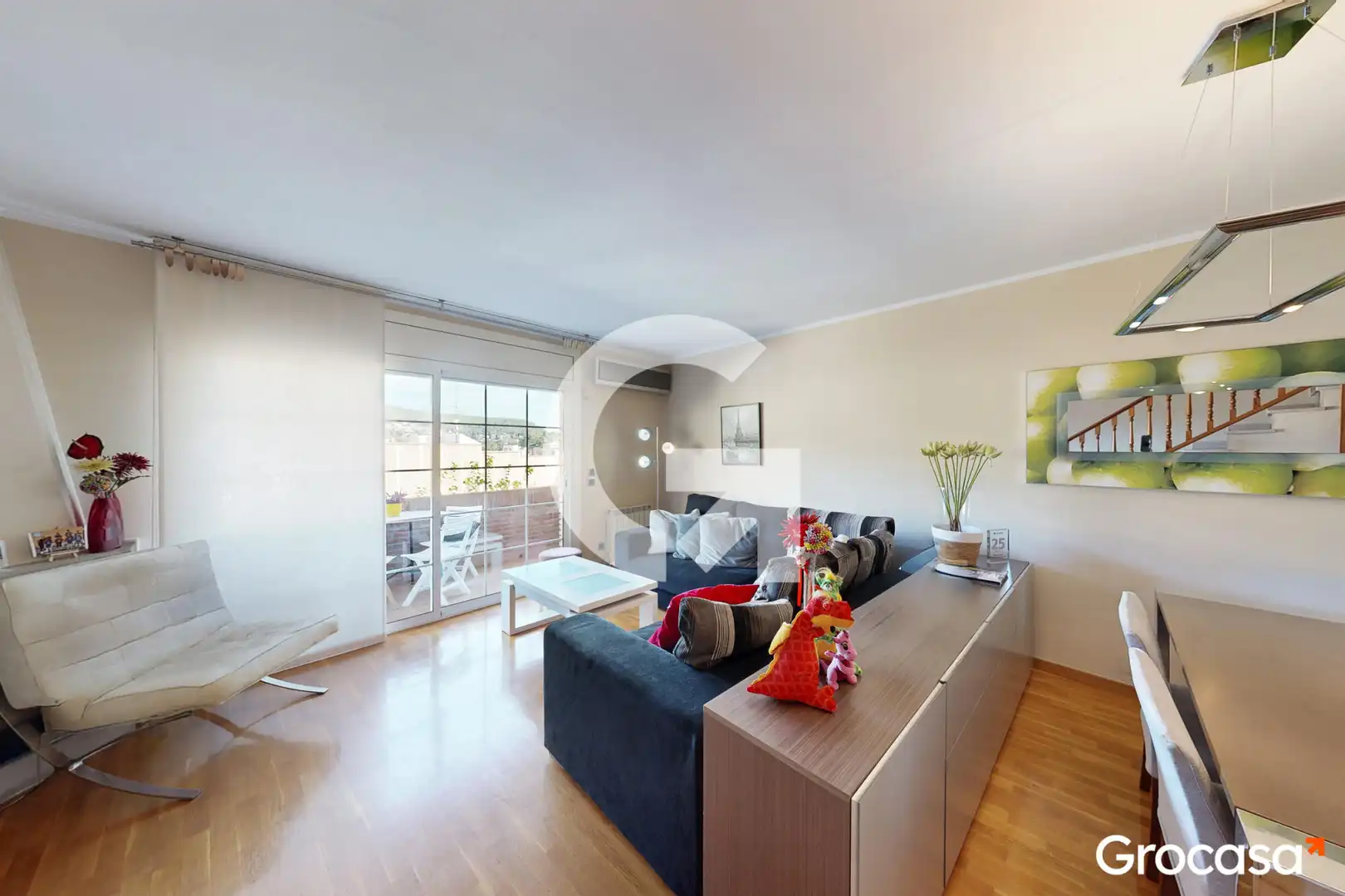 Sala de estar de Casa o chalet en venta en Vallirana con Aire acondicionado, Calefacción y Jardín privado
