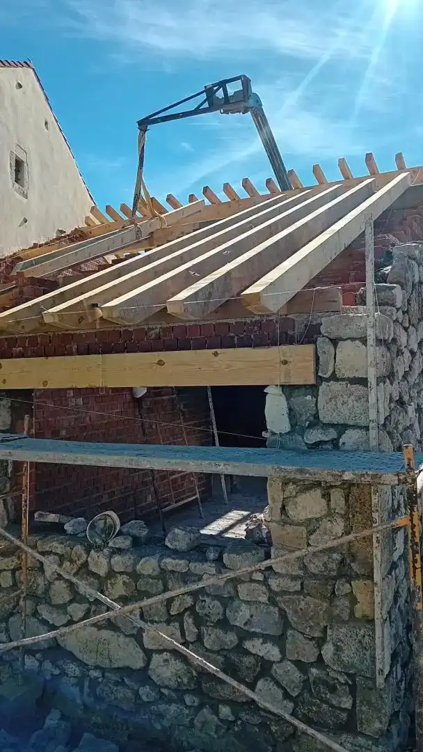 Vista exterior de Finca rústica en venta en Adrados con Jardín privado, Parquet y Trastero