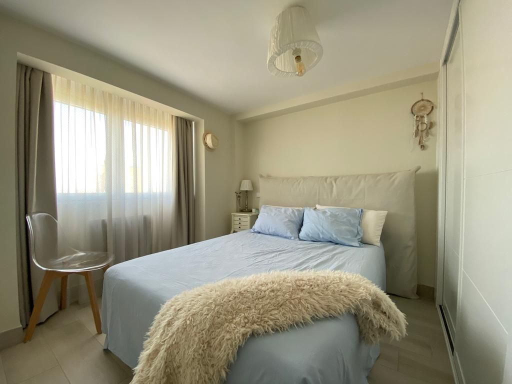 Bedroom of Apartment to rent in  Madrid Capital  with Air Conditioner, Heating and Furnished