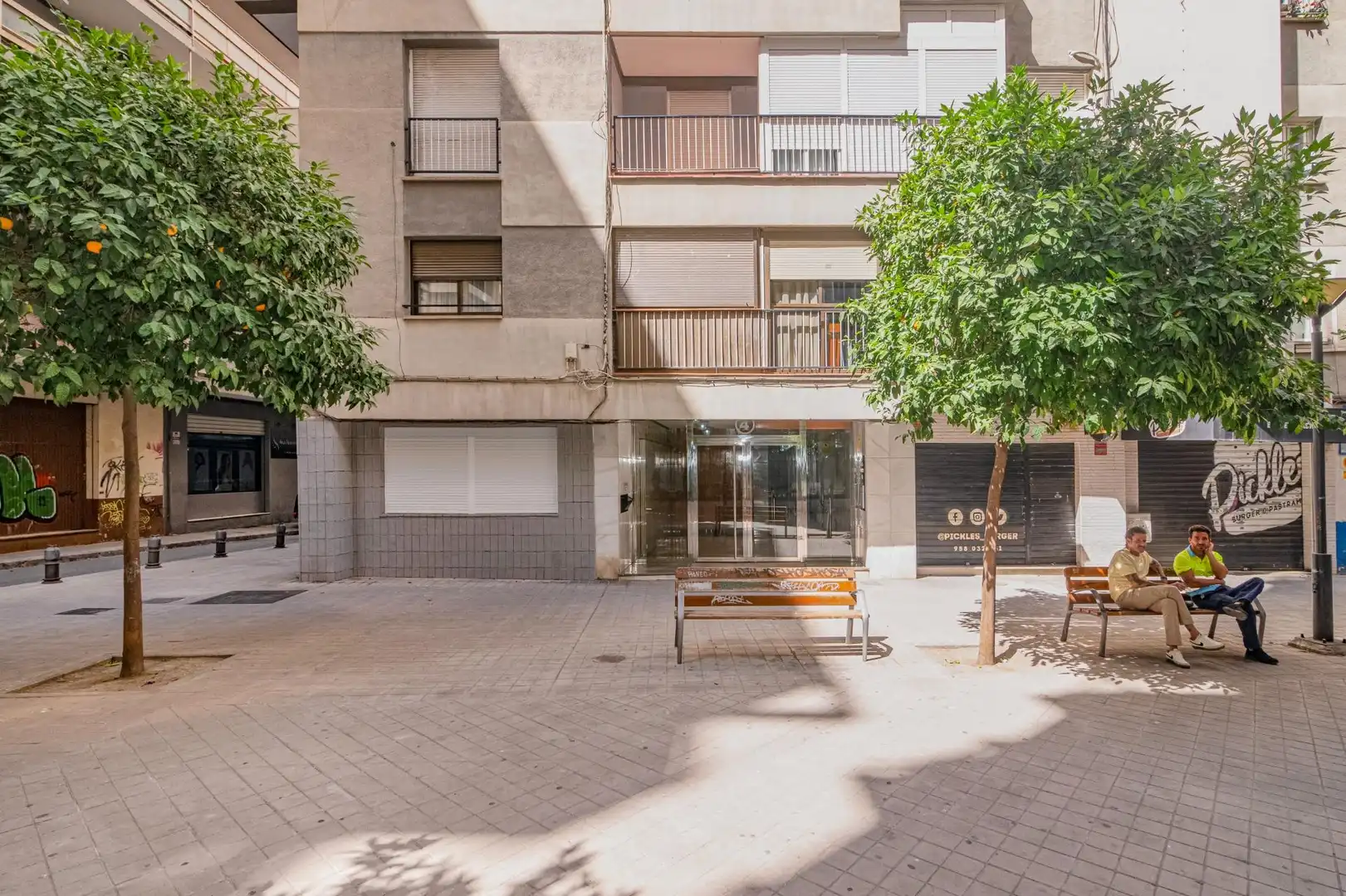 Vista exterior de Piso en venta en Granada con Calefacción y Amueblado