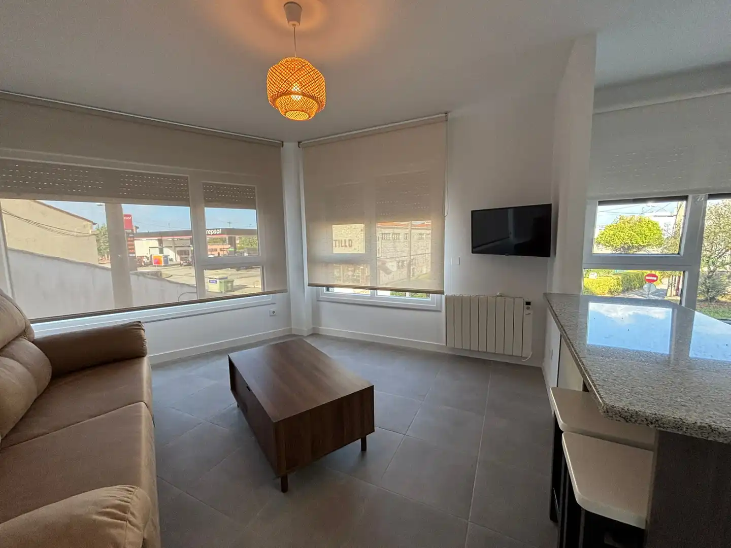 Living room of Apartments for rent in Ferrol  with Heating, Storage room and Furnished