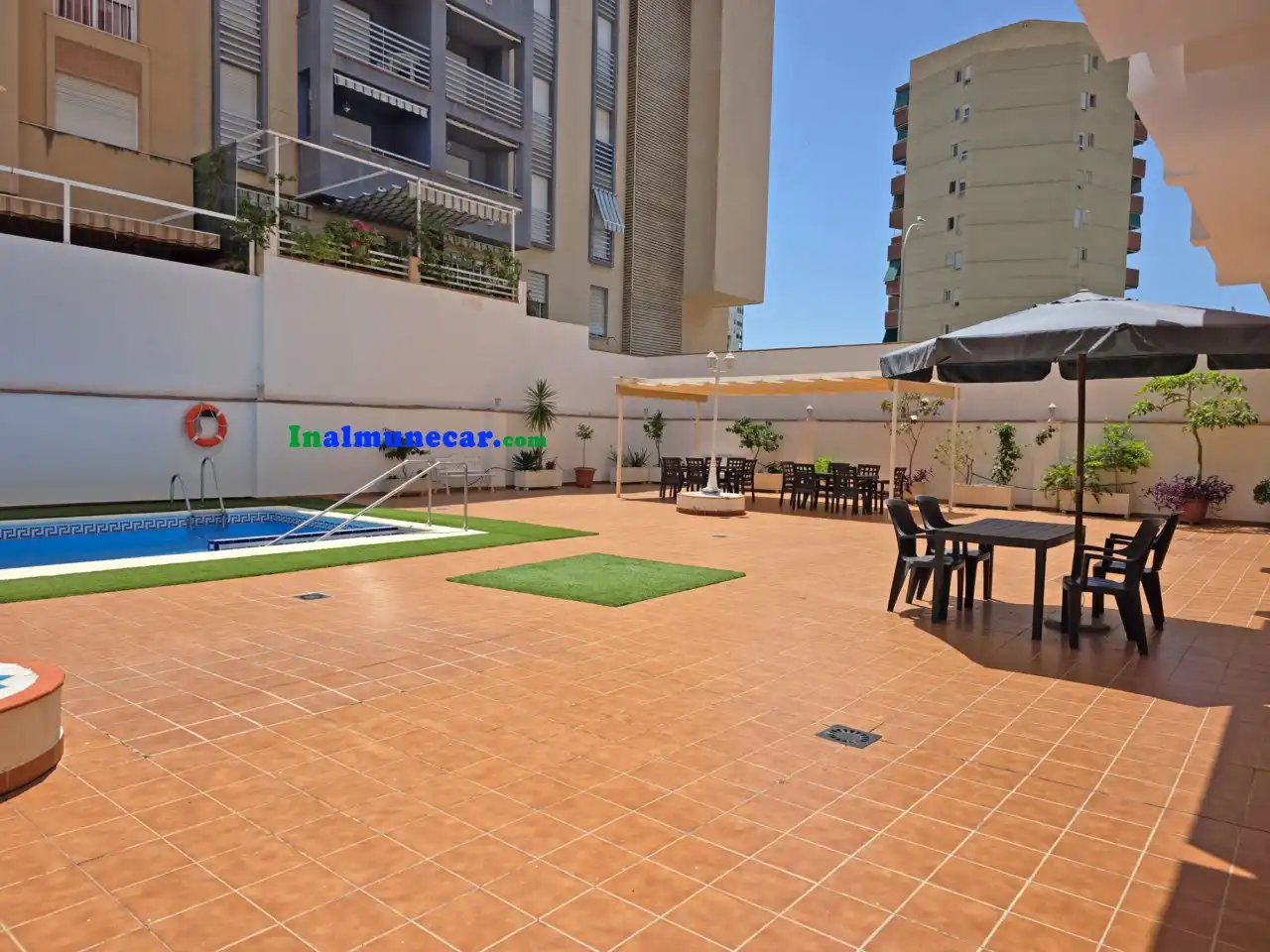 Terraza de Piso de alquiler en Almuñécar con Terraza y Piscina