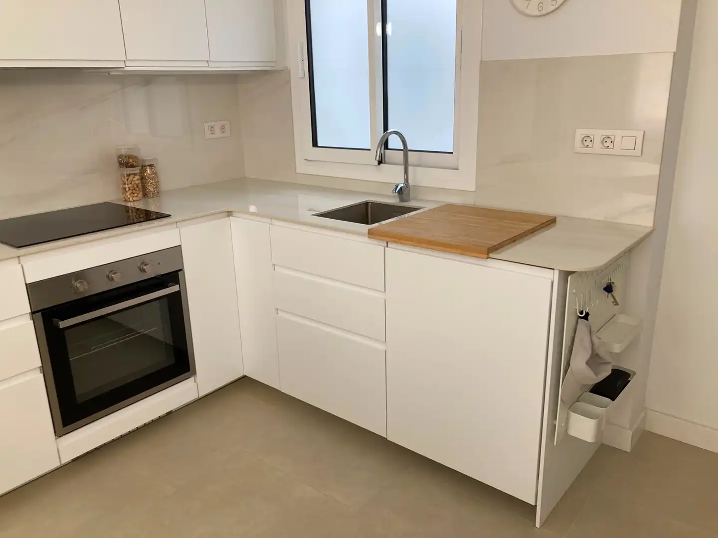 Kitchen of Flat for sale in Barcelona  with Air Conditioner
