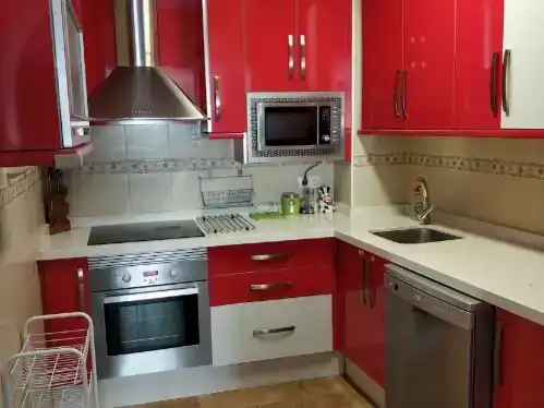 Kitchen of Flat for rent in Siles  with Air Conditioner and Furnished