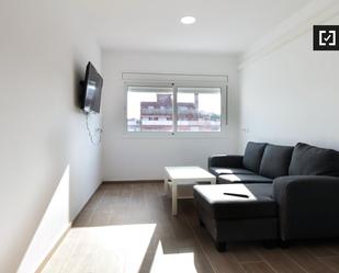 Sala d'estar de Pis de lloguer en  Barcelona Capital amb Aire condicionat, Calefacció i Moblat