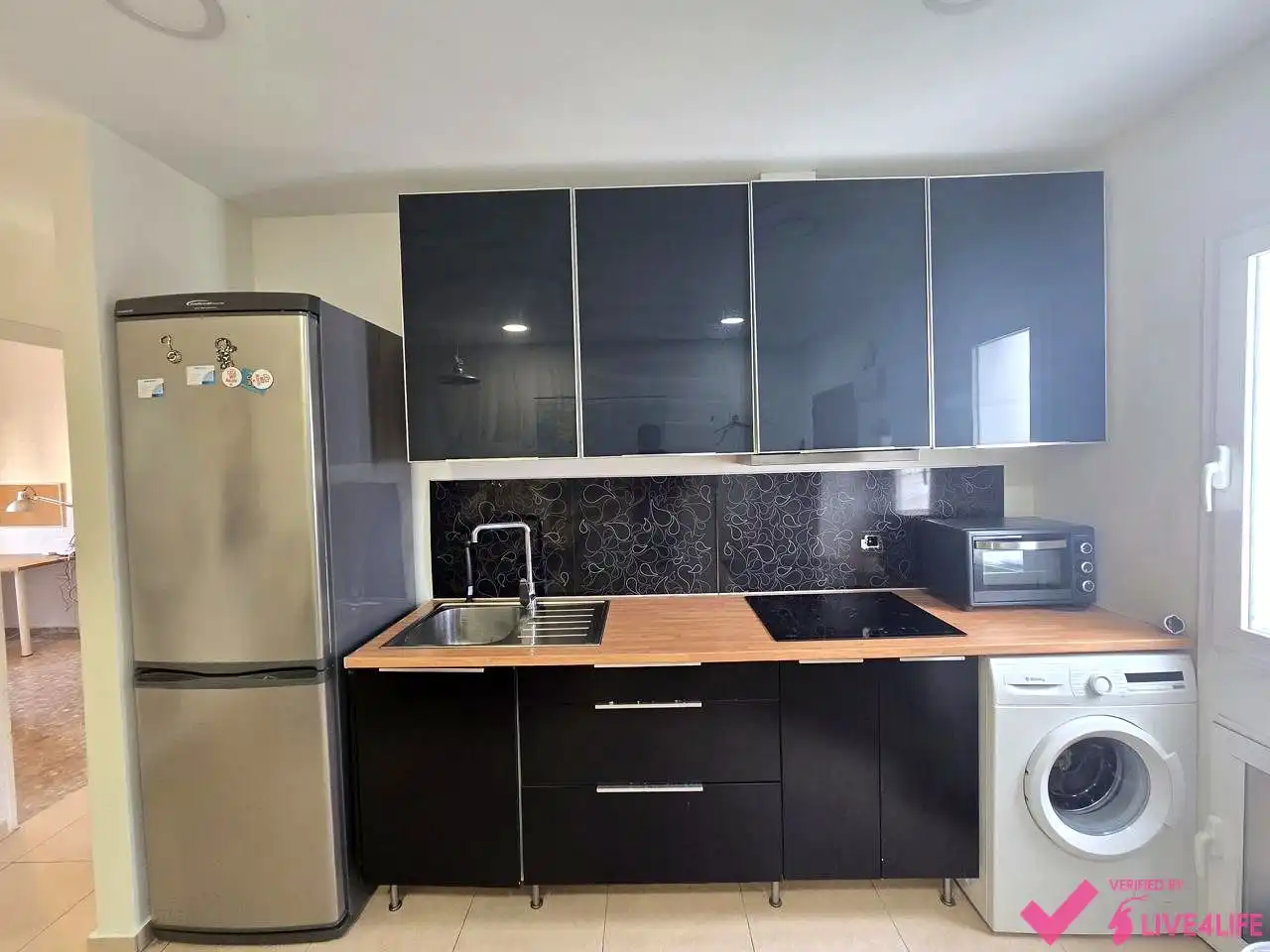 Kitchen of Flat for rent in Sevilla  with Air Conditioner, Terrace and Furnished