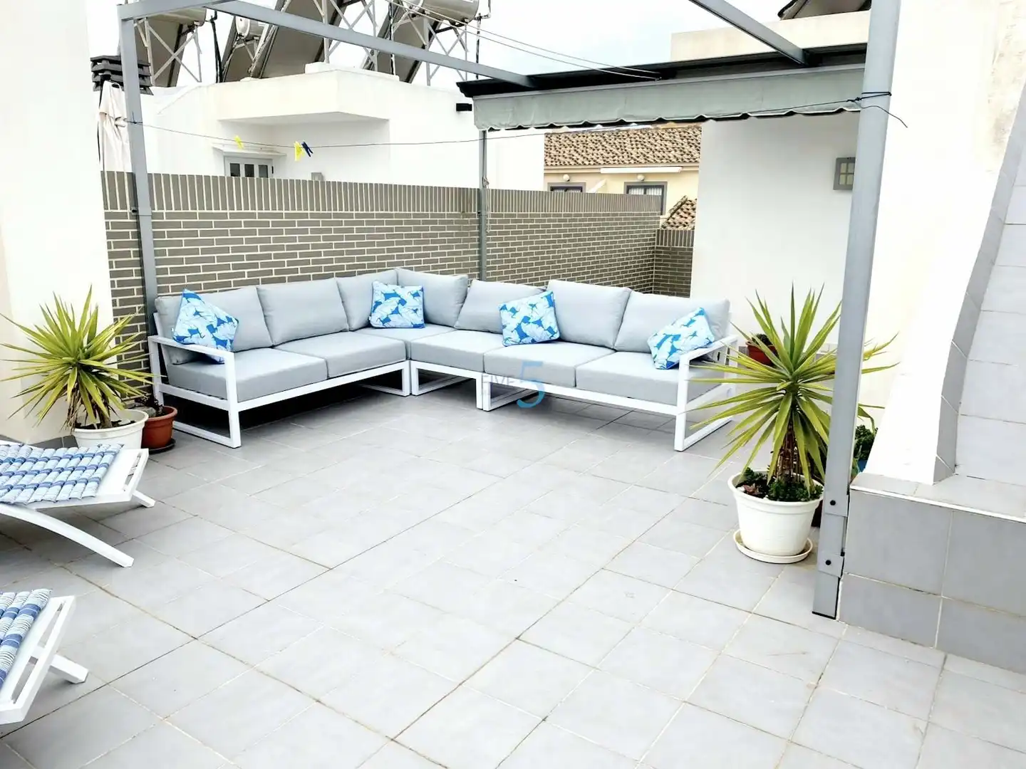 Terrace of Flat for sale in Los Alcázares  with Air Conditioner, Heating and Swimming Pool