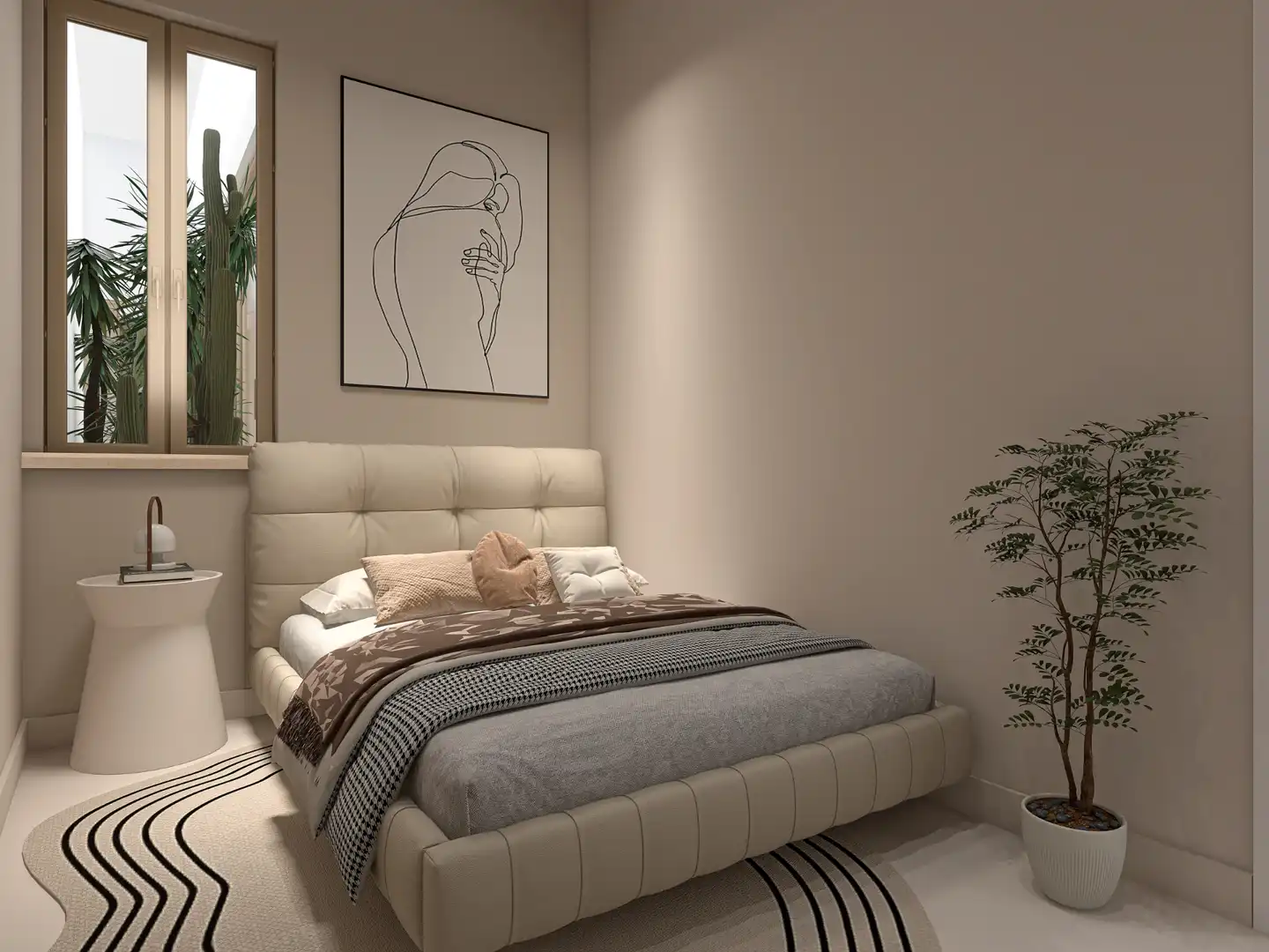 Bedroom of Flat for sale in Barcelona  with Private garden and Terrace